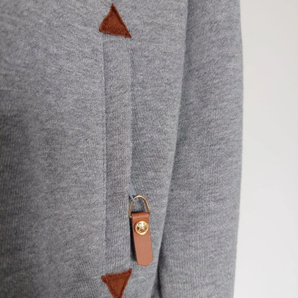 Spiced Equestrian Cuddle Hoodie in Pepper, Size Small - Picture 3 of 11